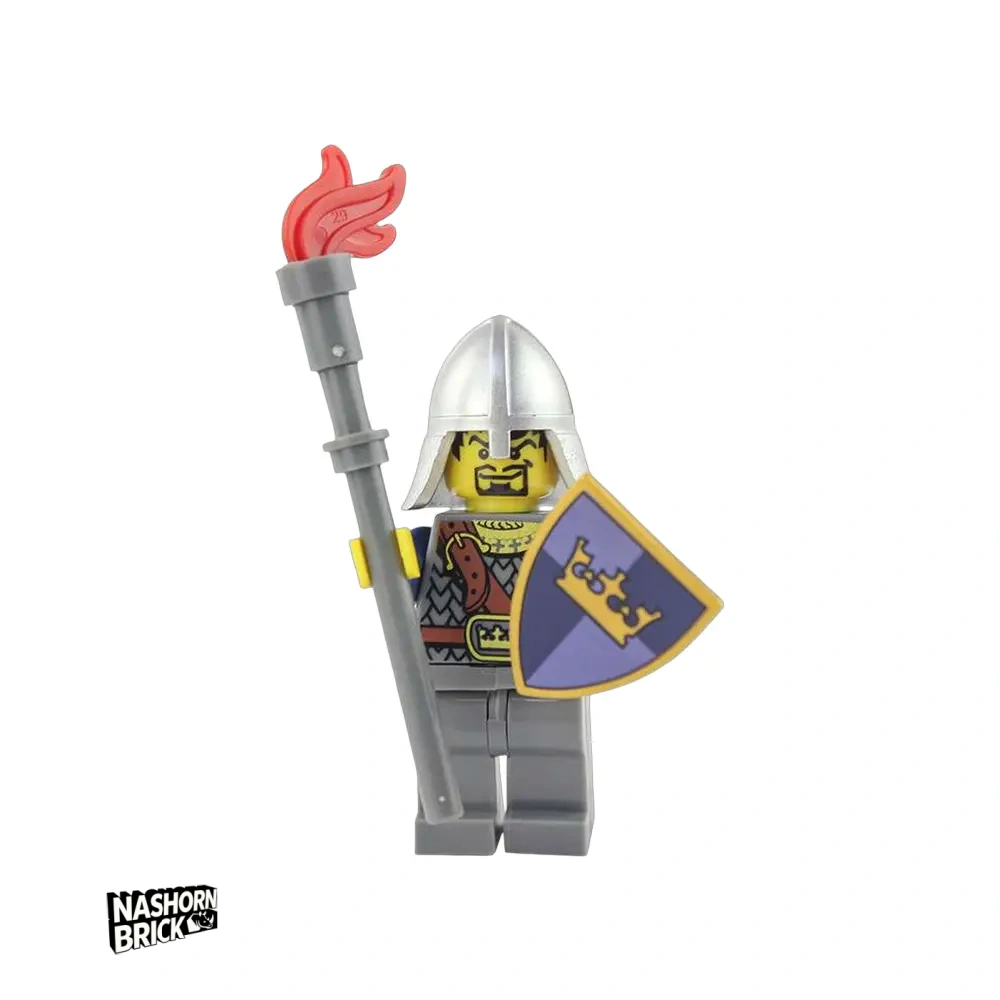 Classic Blue Crown Knight Minifigur