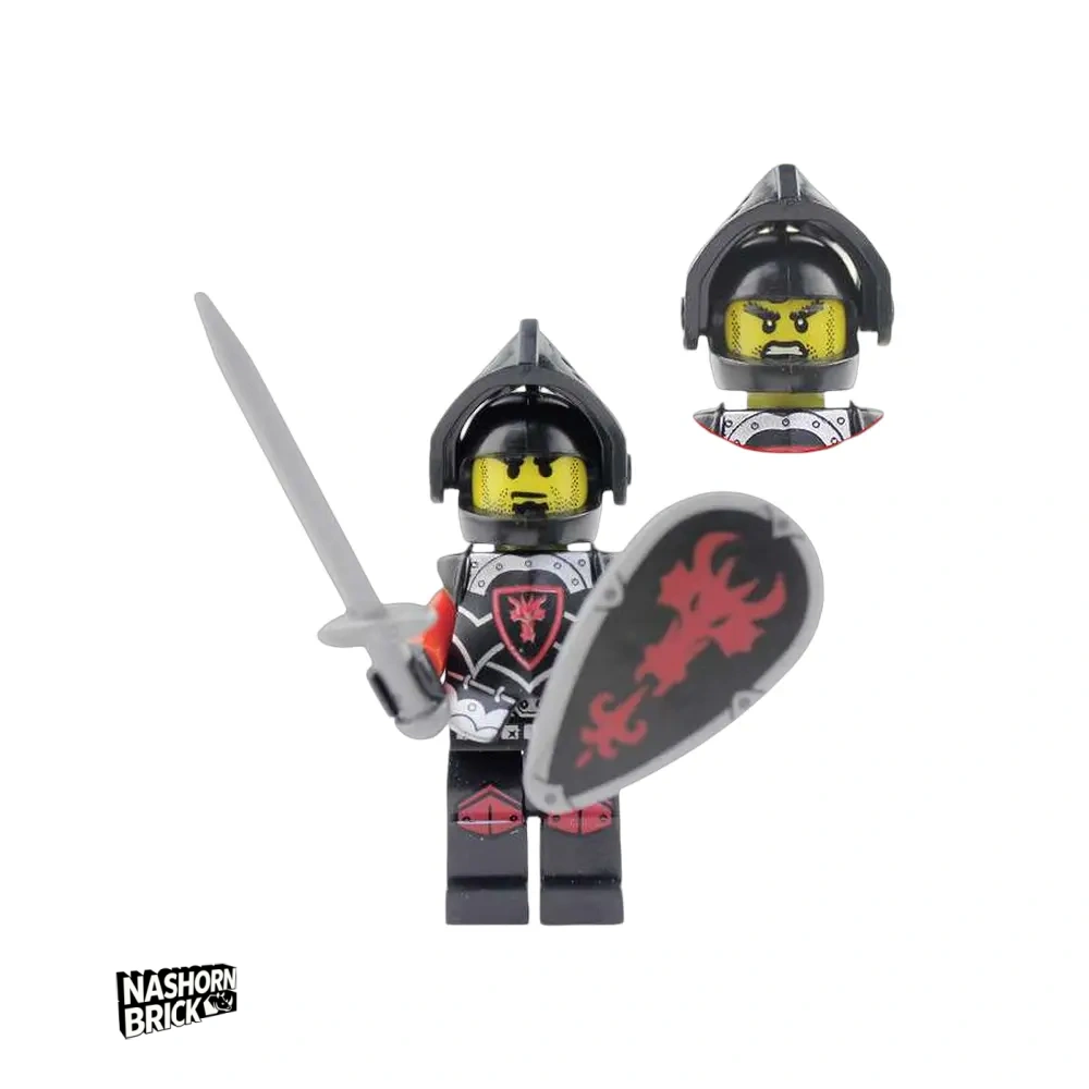 Classic Red Dragon Knight Minifigur