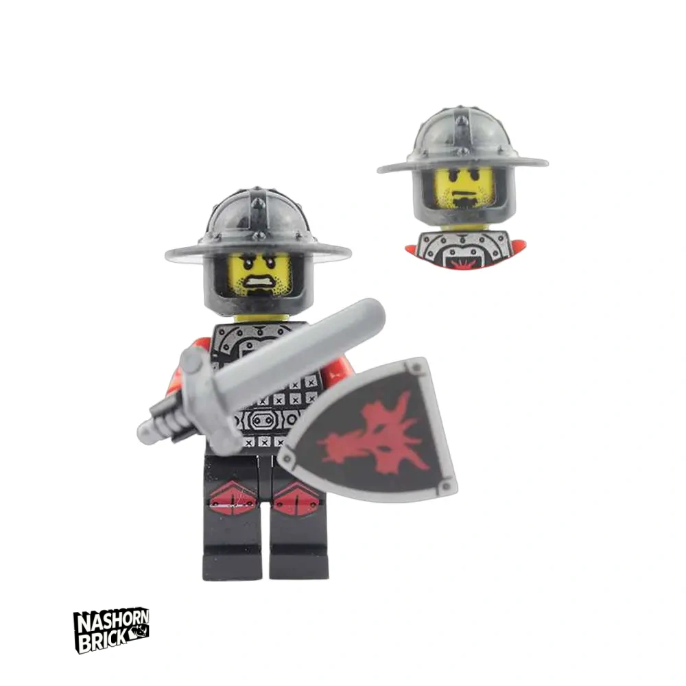 Classic Red Dragon Knight Minifigur #8