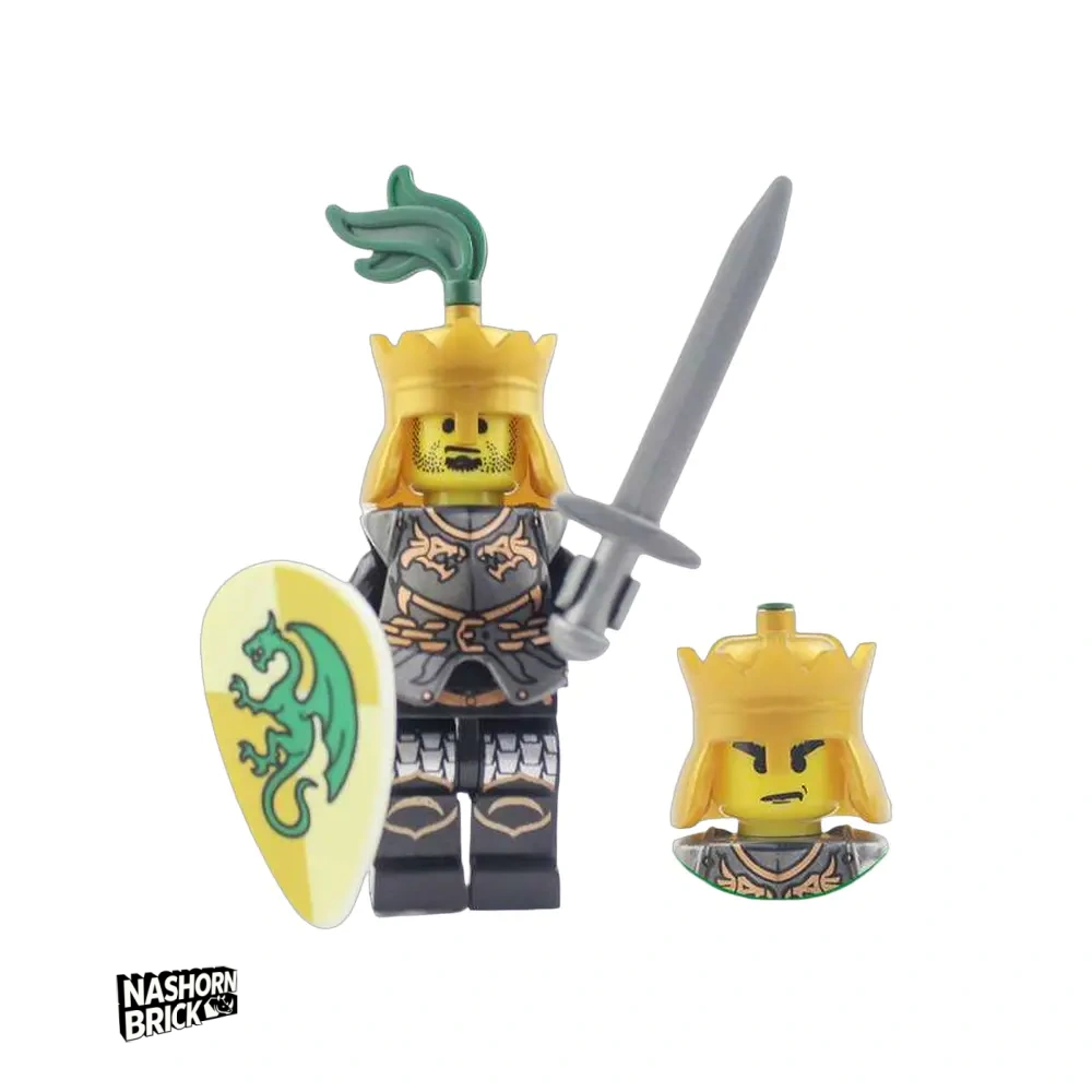 Classic Green Dragon Knight Limitierte Minifigur