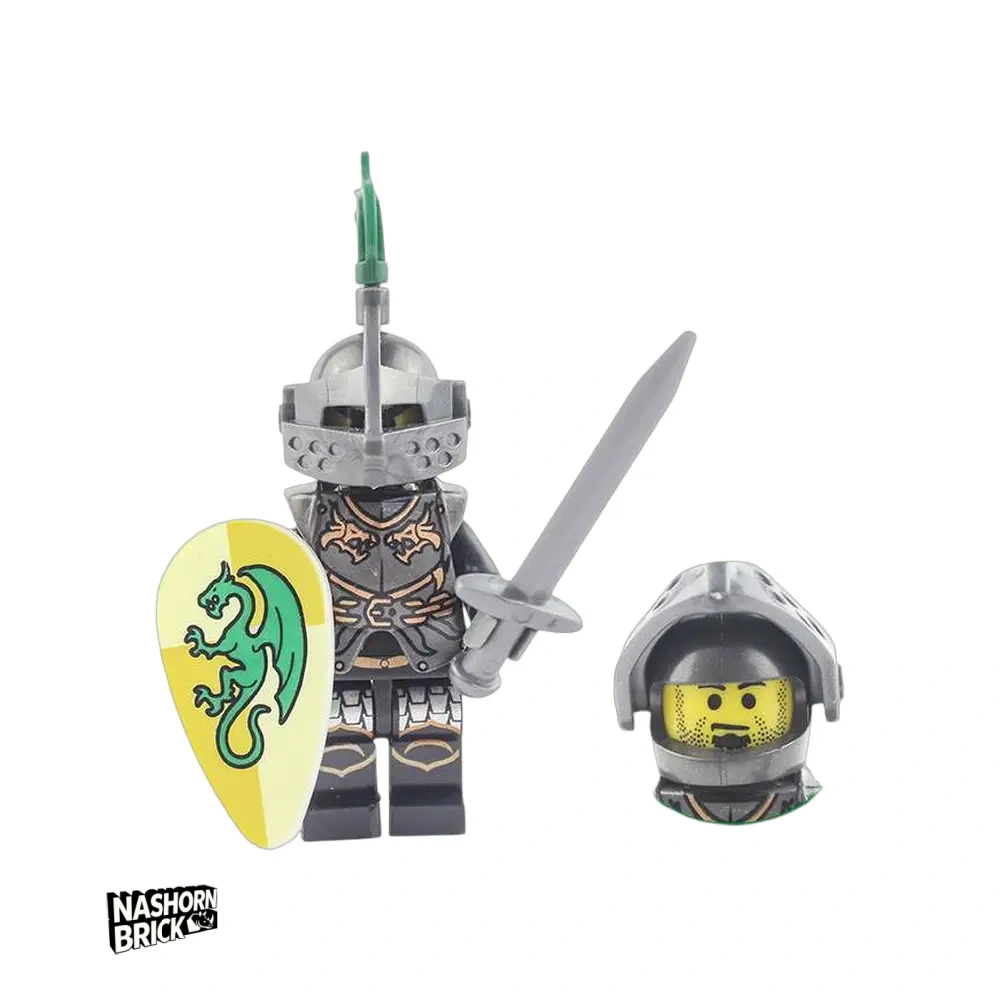 Classic Green Dragon Knight Neue Minifigur Arrival