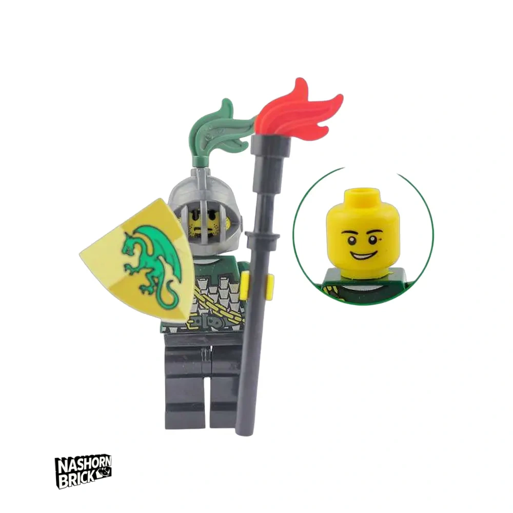 Classic Green Dragon Knight Minifigur #7