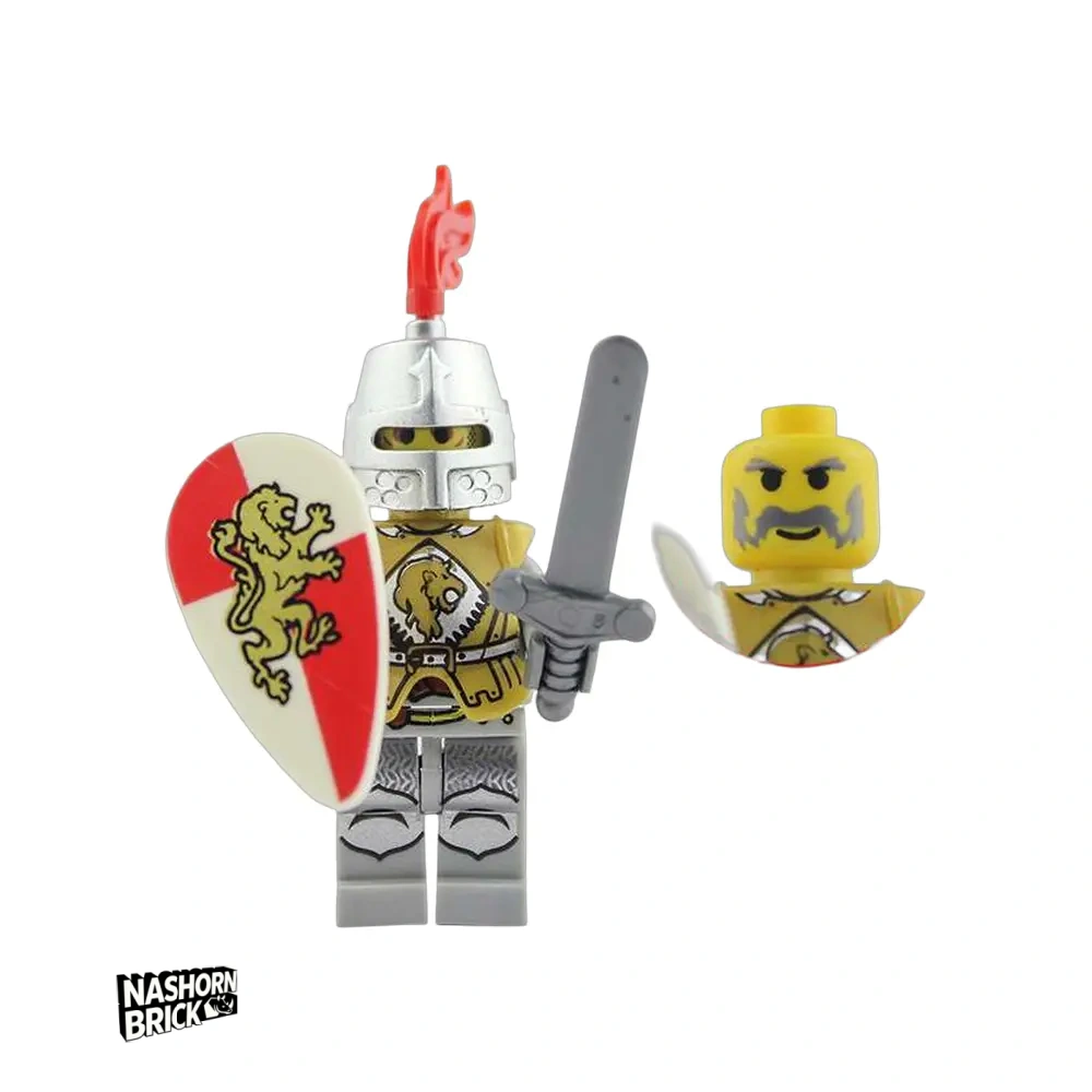 Classic Red Lion Knight Minifigur