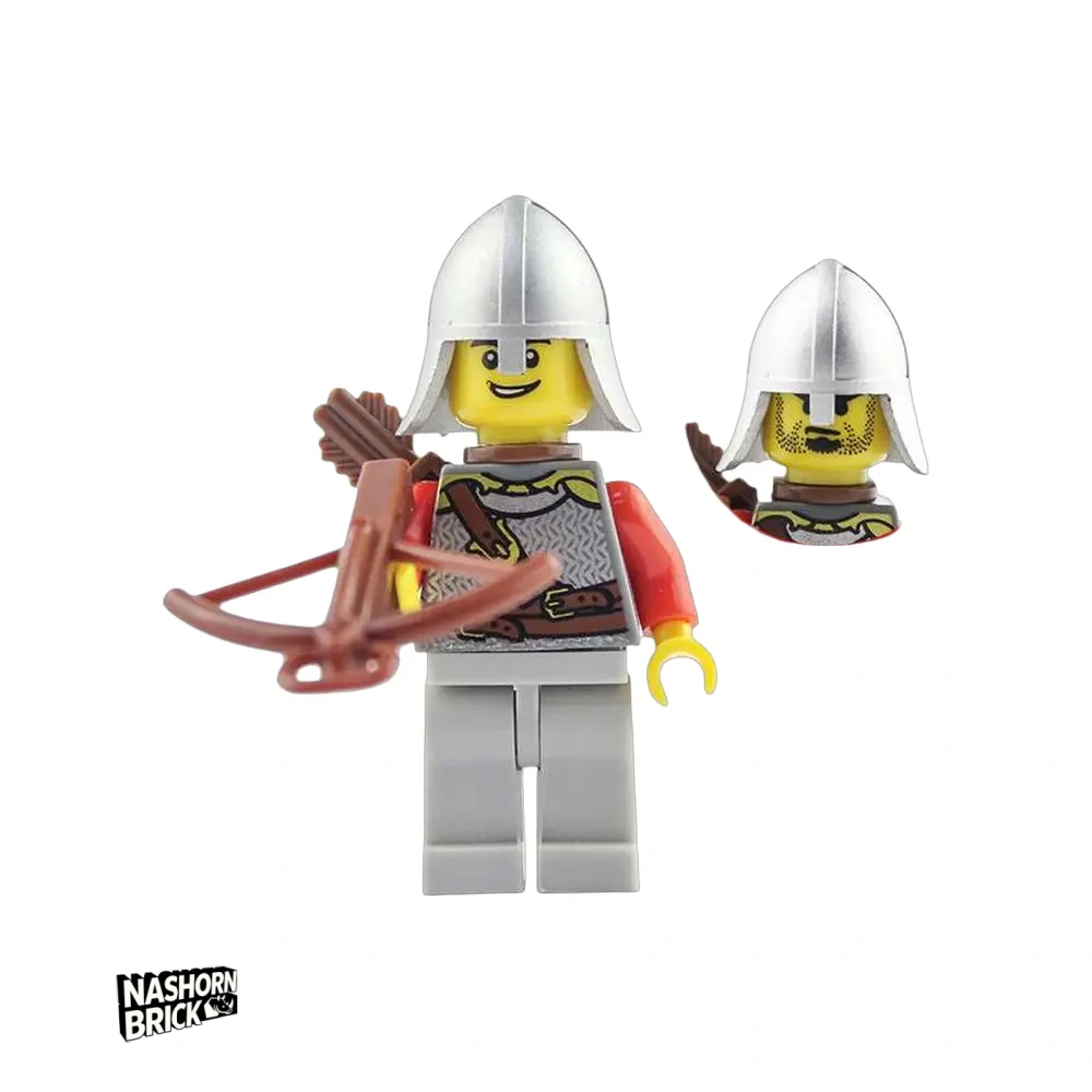 Classic Red Lion Knight Klassische Minifigur