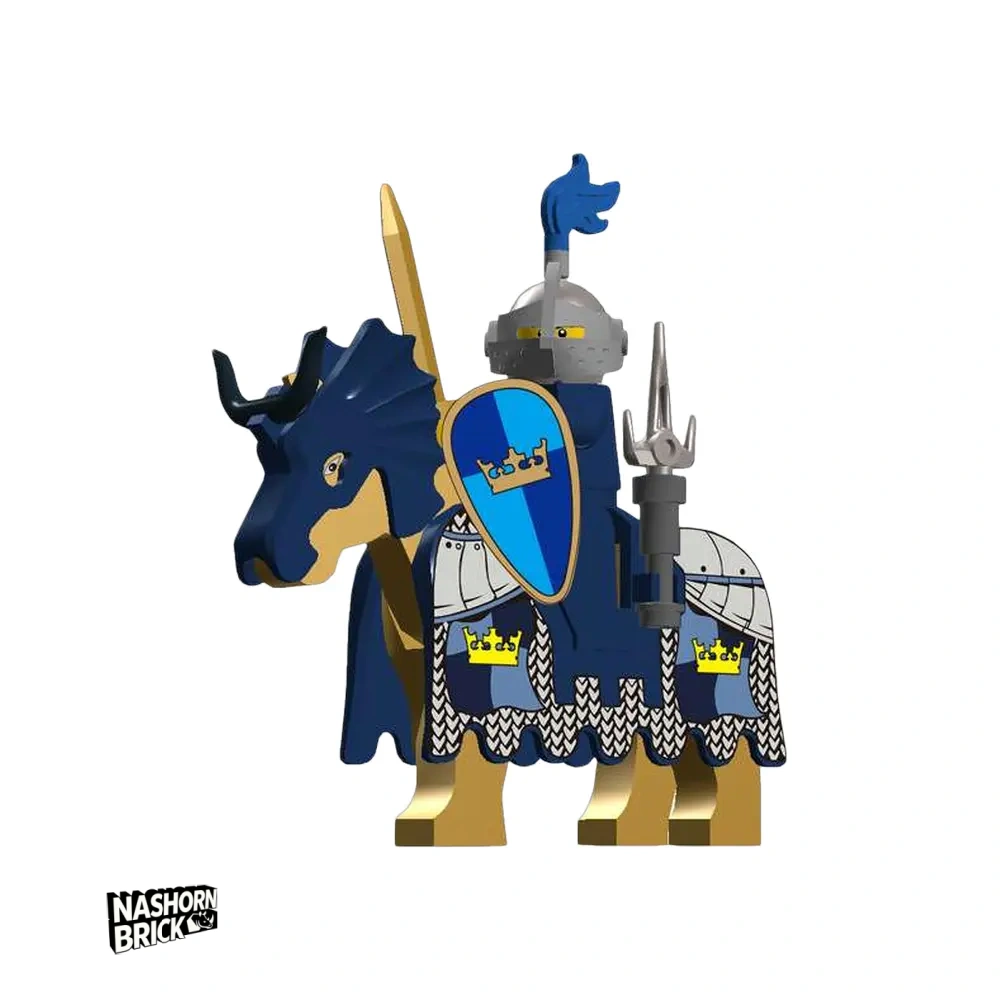Classic Sword and Shield Knight With War Horse Minifigur #18