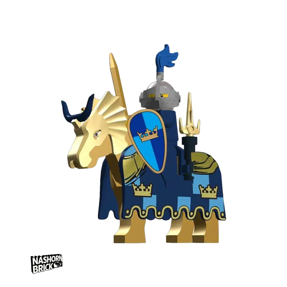 Classic Sword and Shield Knight With War Horse Minifigur #12