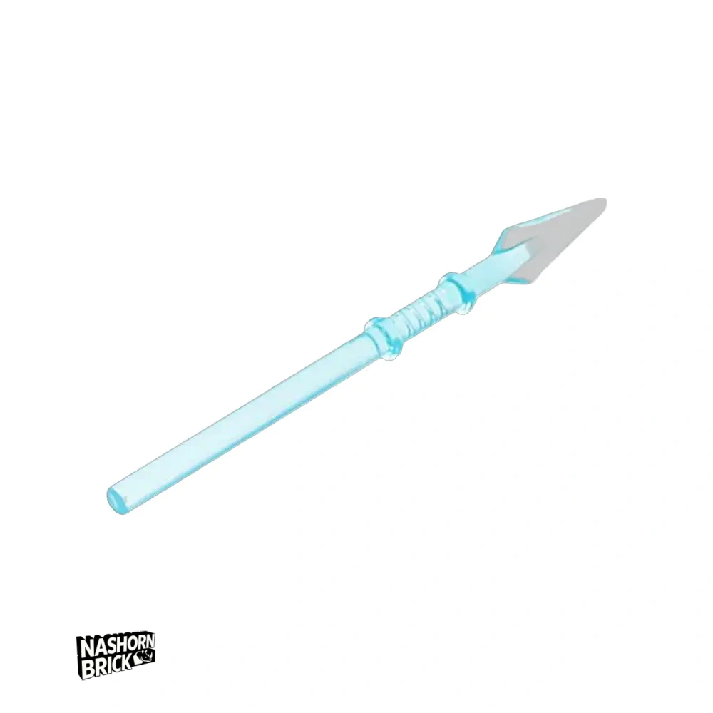 Medieval Blue Transparent Long Spear x10pcs Weapon Accessories Minifigur