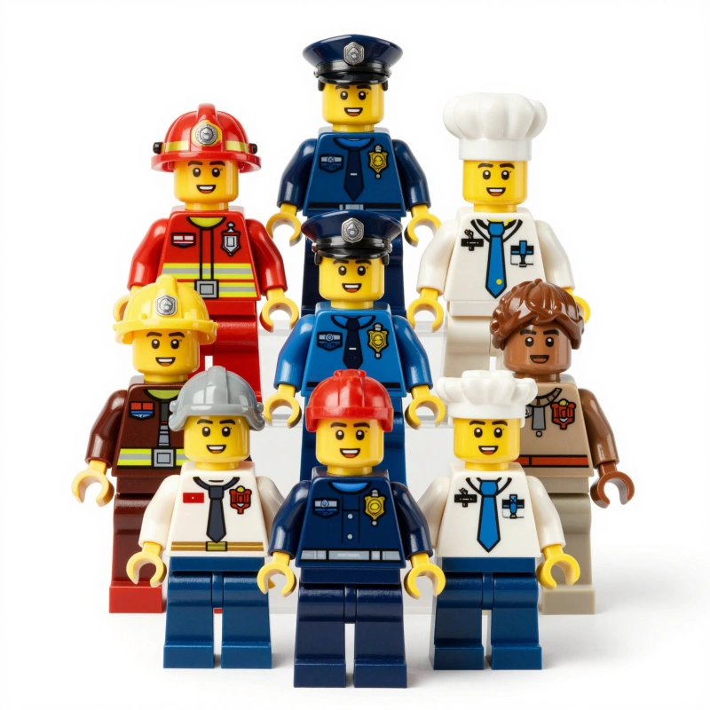 Stadt Berufe Figuren Minifigur