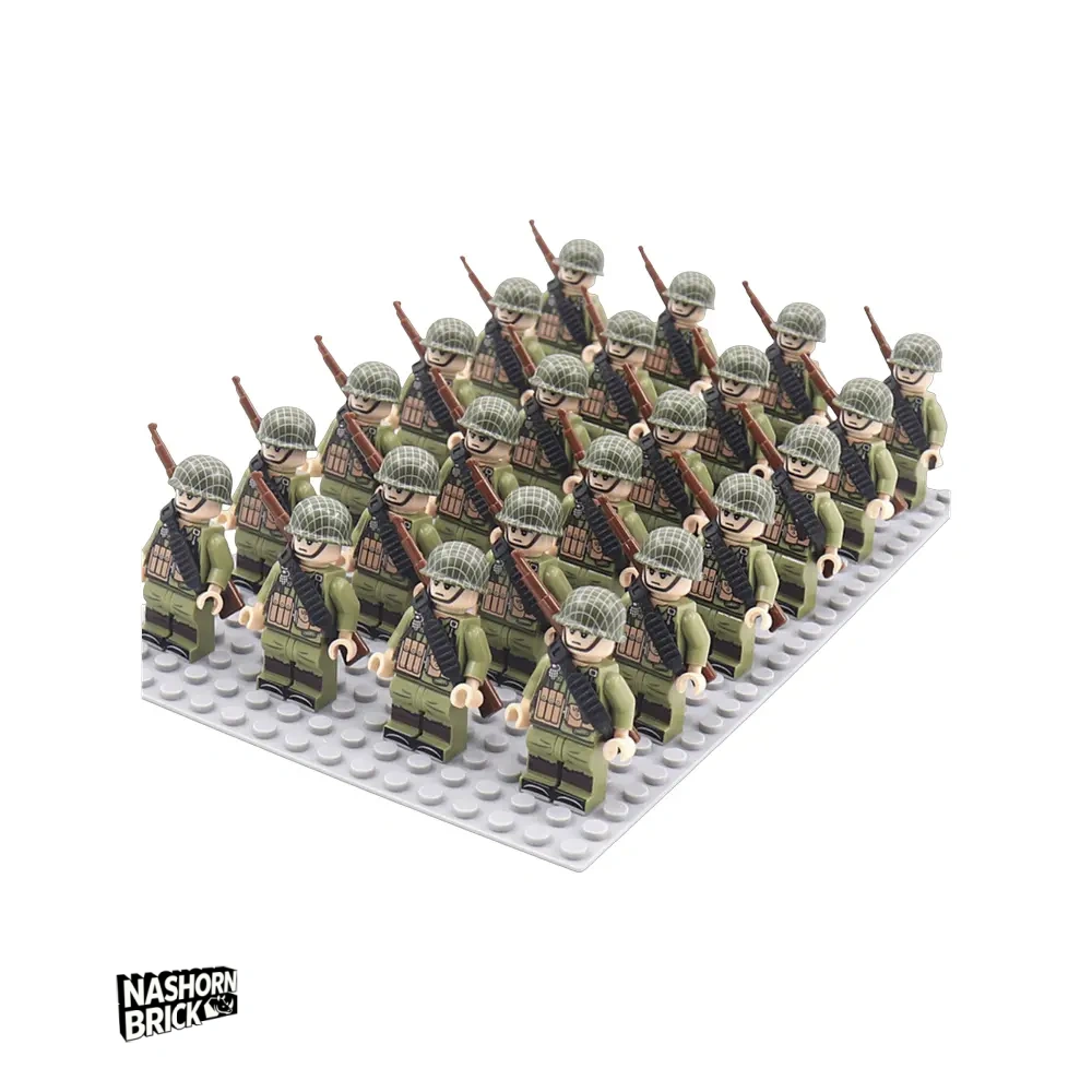 Army US Soldier Square Minifigur