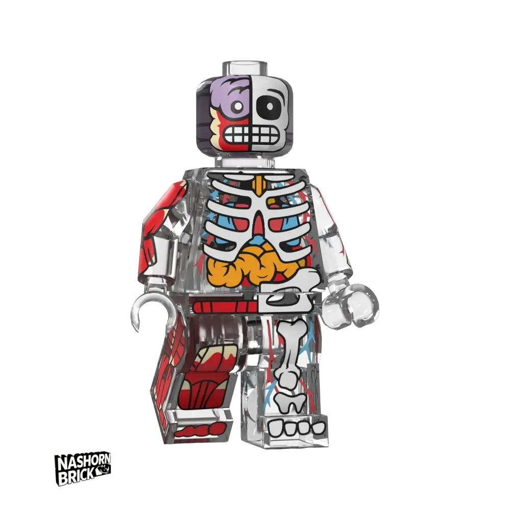 The Visible Man Kompatible Version Minifigur