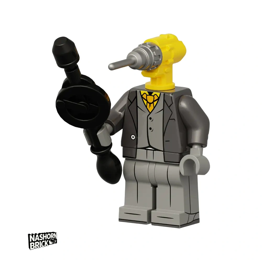 Electric Drill Man Einzelne Minifigur - Skibidi Battle