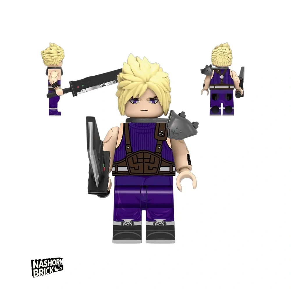 Cloud Strife Minifigur - Final Fantasy
