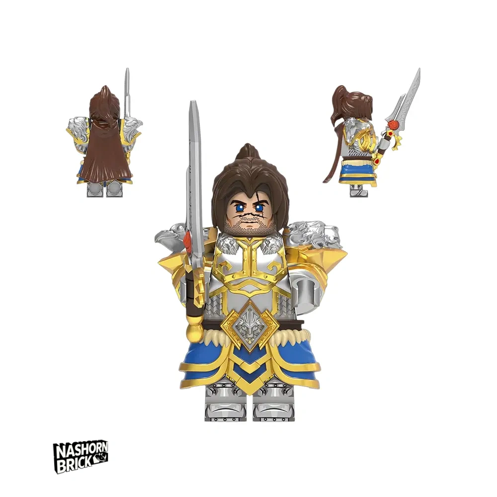 World of Warcraft Varian Wrynn Minifigur - WOW
