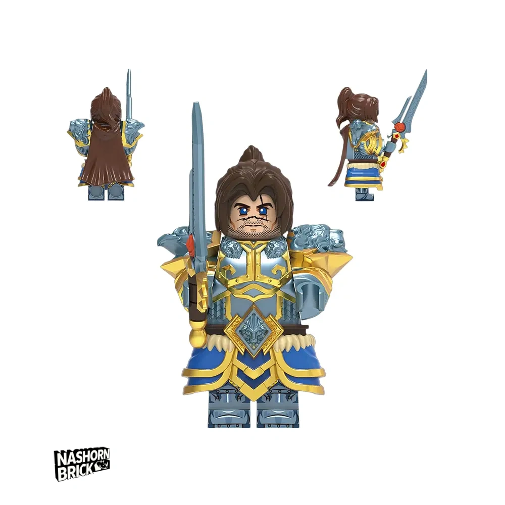 World of Warcraft Varian Wrynn Custom-Minifigur - WOW