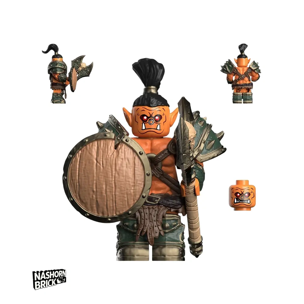 WOW Orc Kompatible Version Minifigur