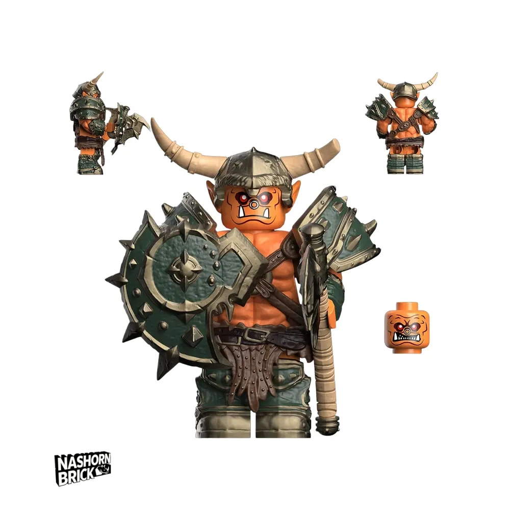 World of Warcraft Orc Neue Version Minifigur - WOW