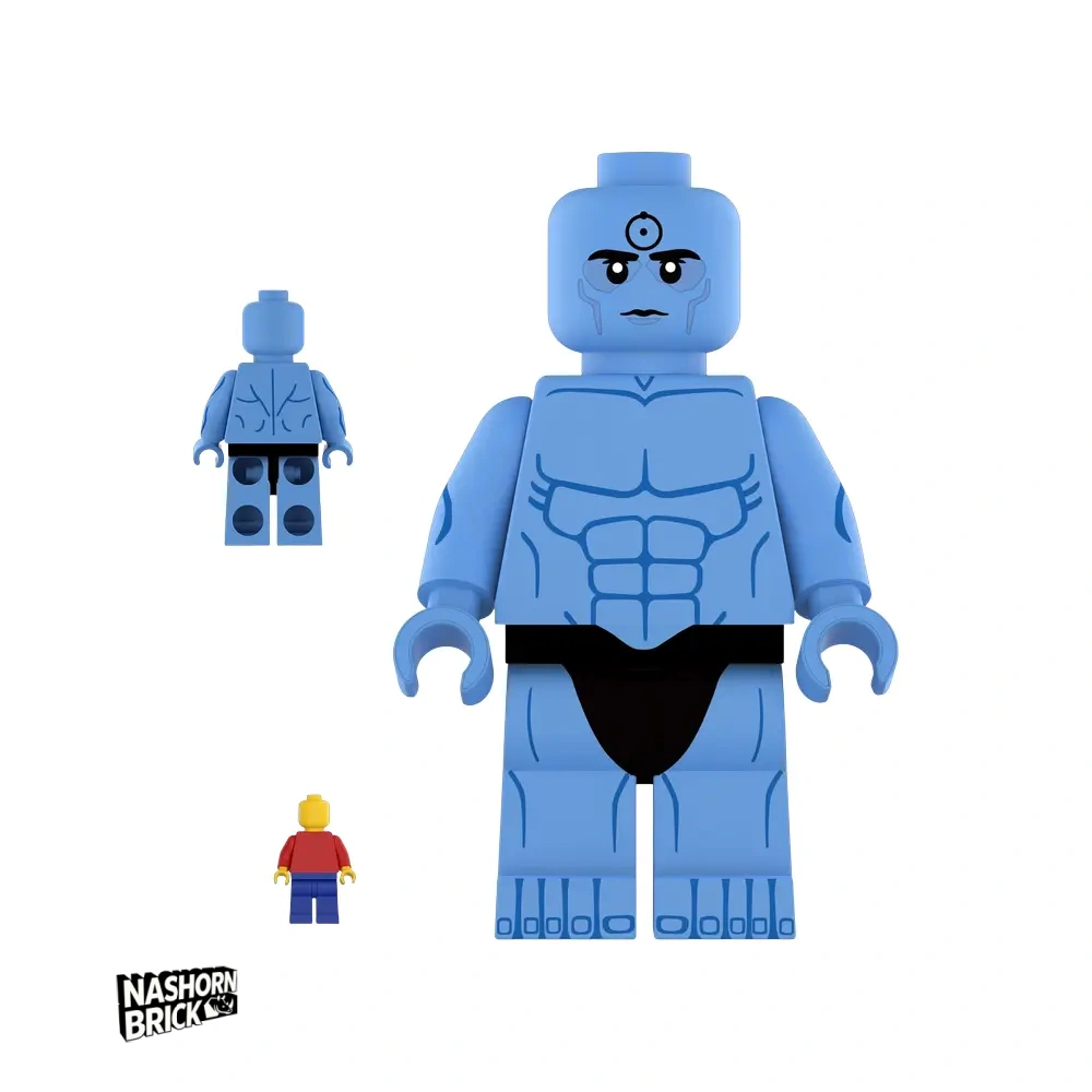 Dr Manhattan Mega Fig Marvel Minifigur