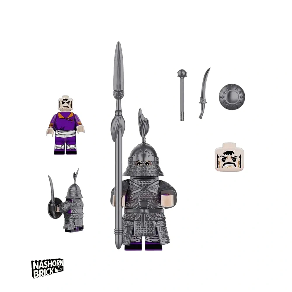 Liao Dynasty Heavily Armored Soldier Minifigur - Soldier
