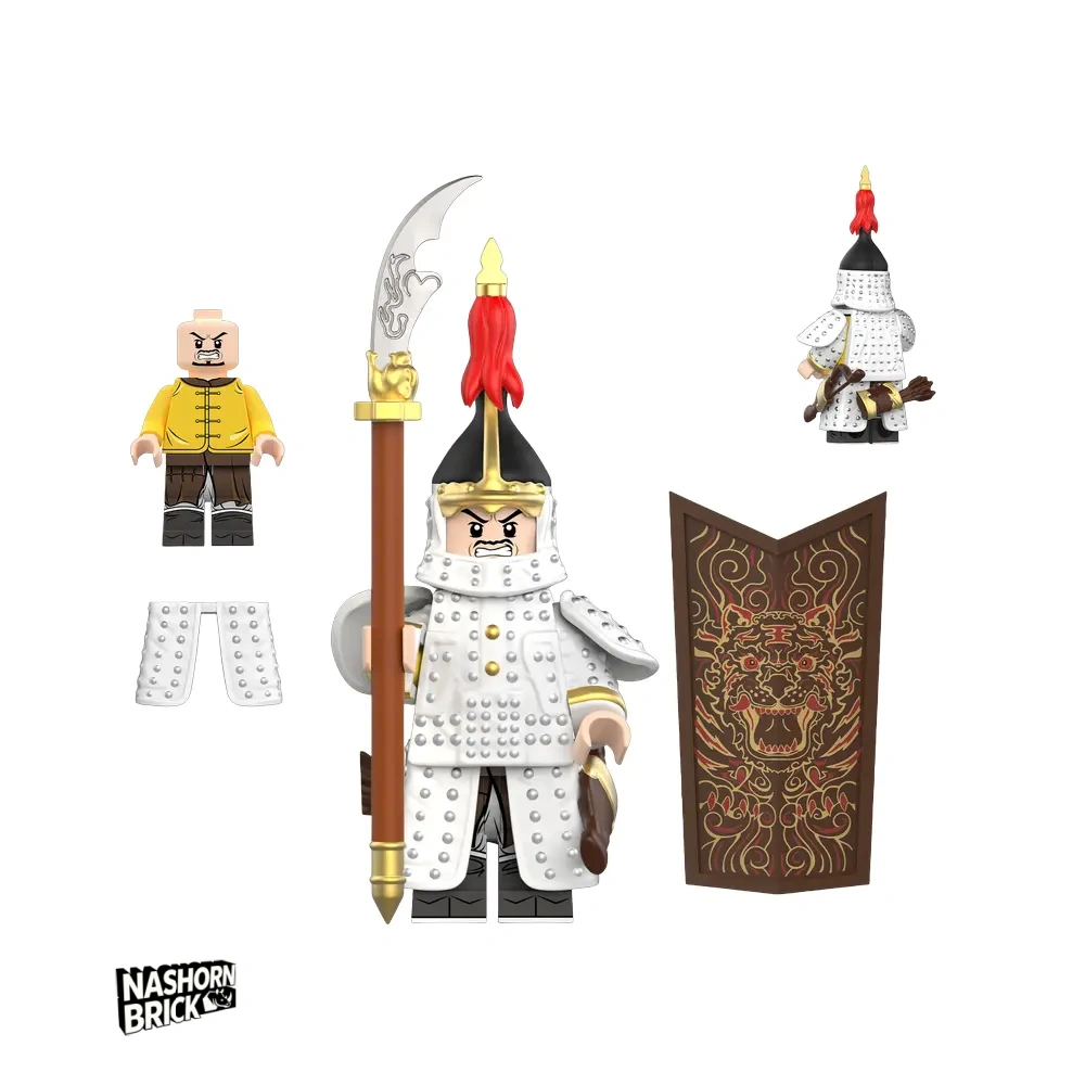 Plain White Banner Minifigur - Soldier