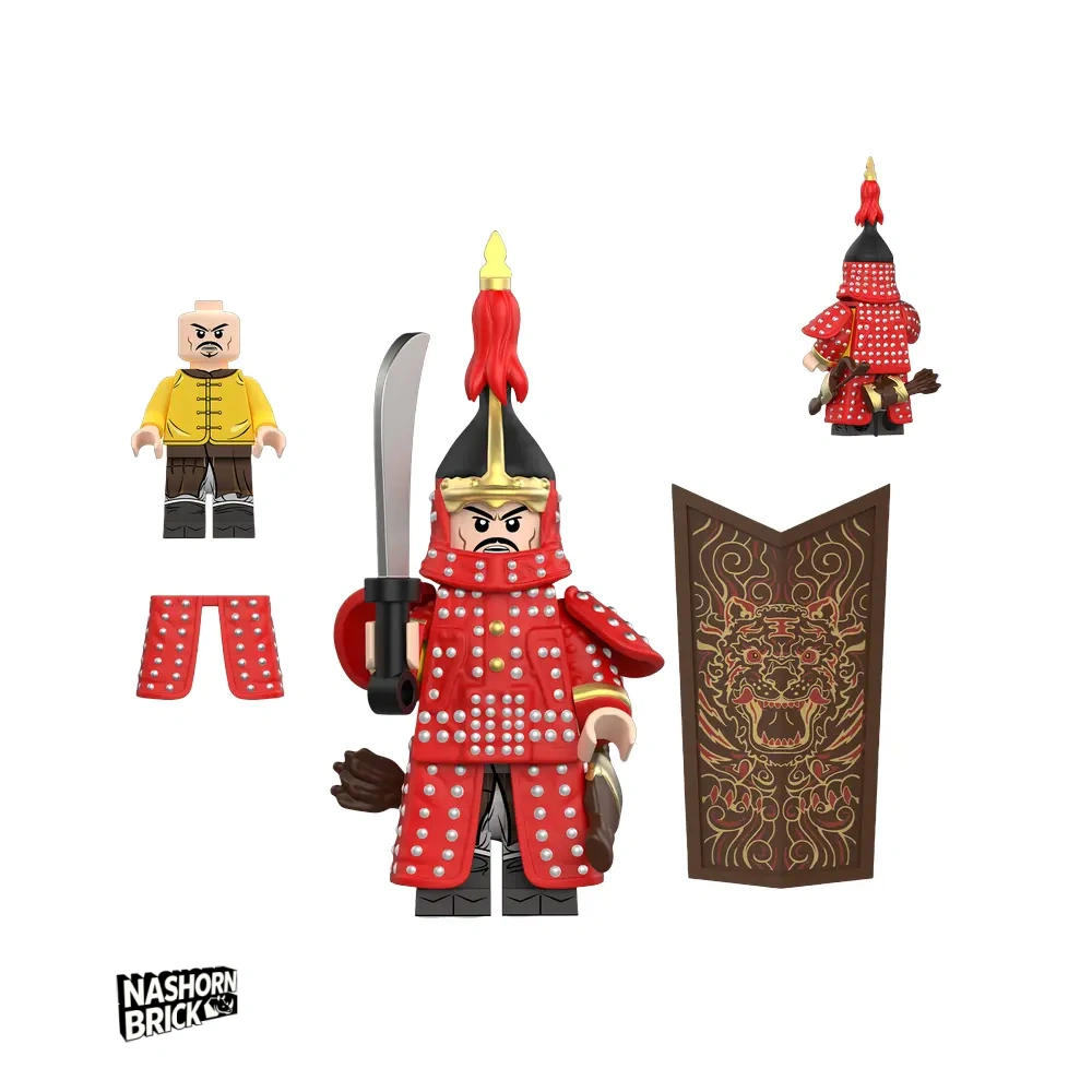 Plain Red Banner Minifigur - Soldier