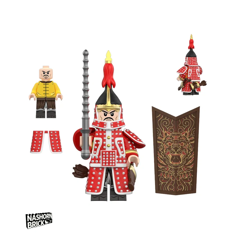 Bordered Red Banner Minifigur - Soldier