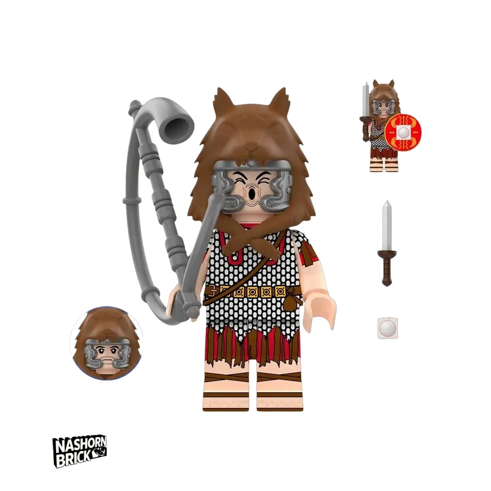 Roman Trumpeter (Bear) Custom-Minifigur - Greece&Rome