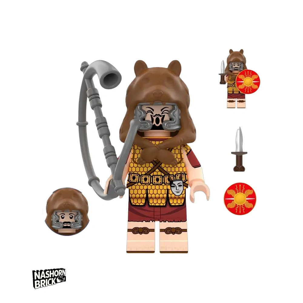 Roman Trumpeter (Bear) Klassische Minifigur - Greece&Rome