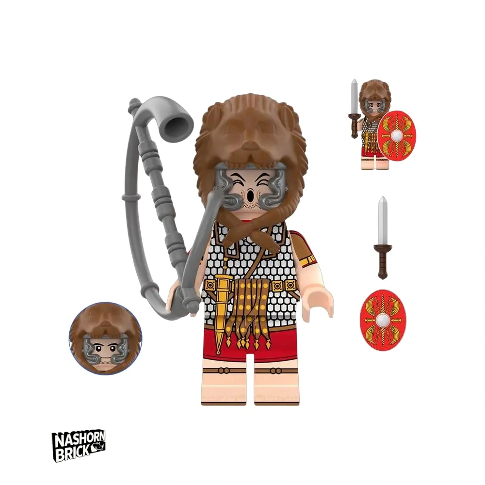 Roman Trumpeter (Bear) Minifigur - Greece&Rome