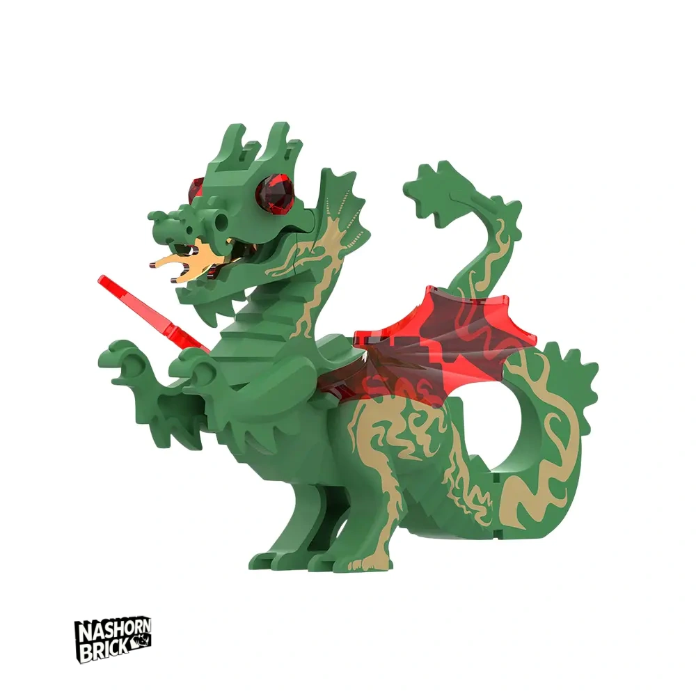 Medieval Dragon Minifigur - Mount
