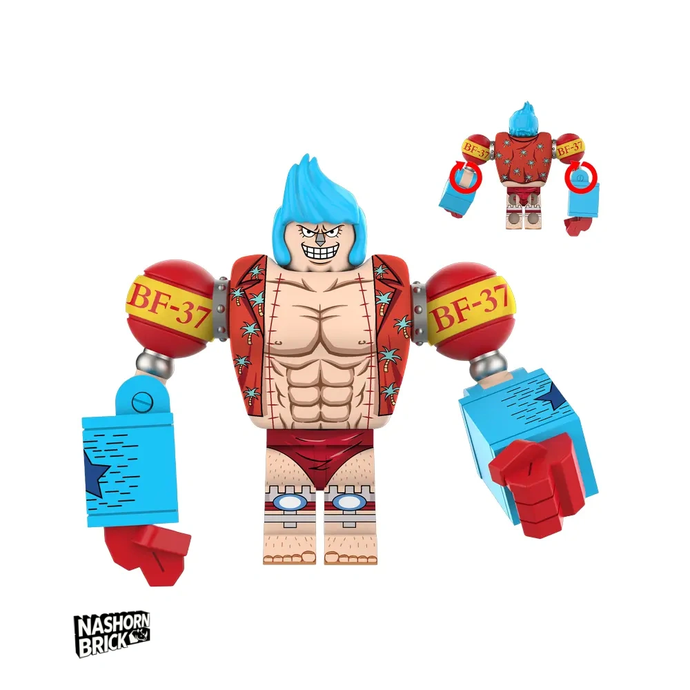 Franky Neue Version Minifigur - One Piece