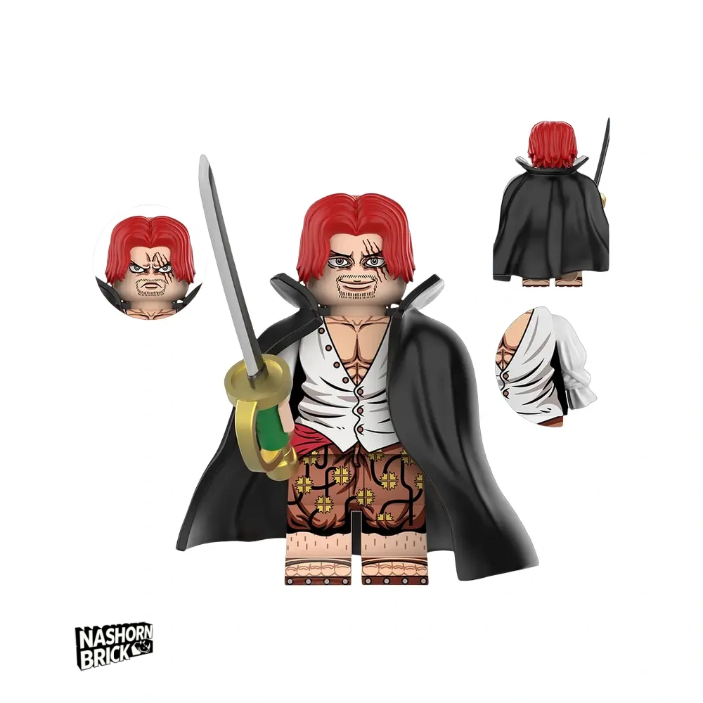 Shanks Neue Version Minifigur - One Piece