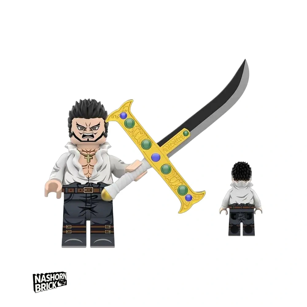 Dracule Mihawk Minifigur - One Piece