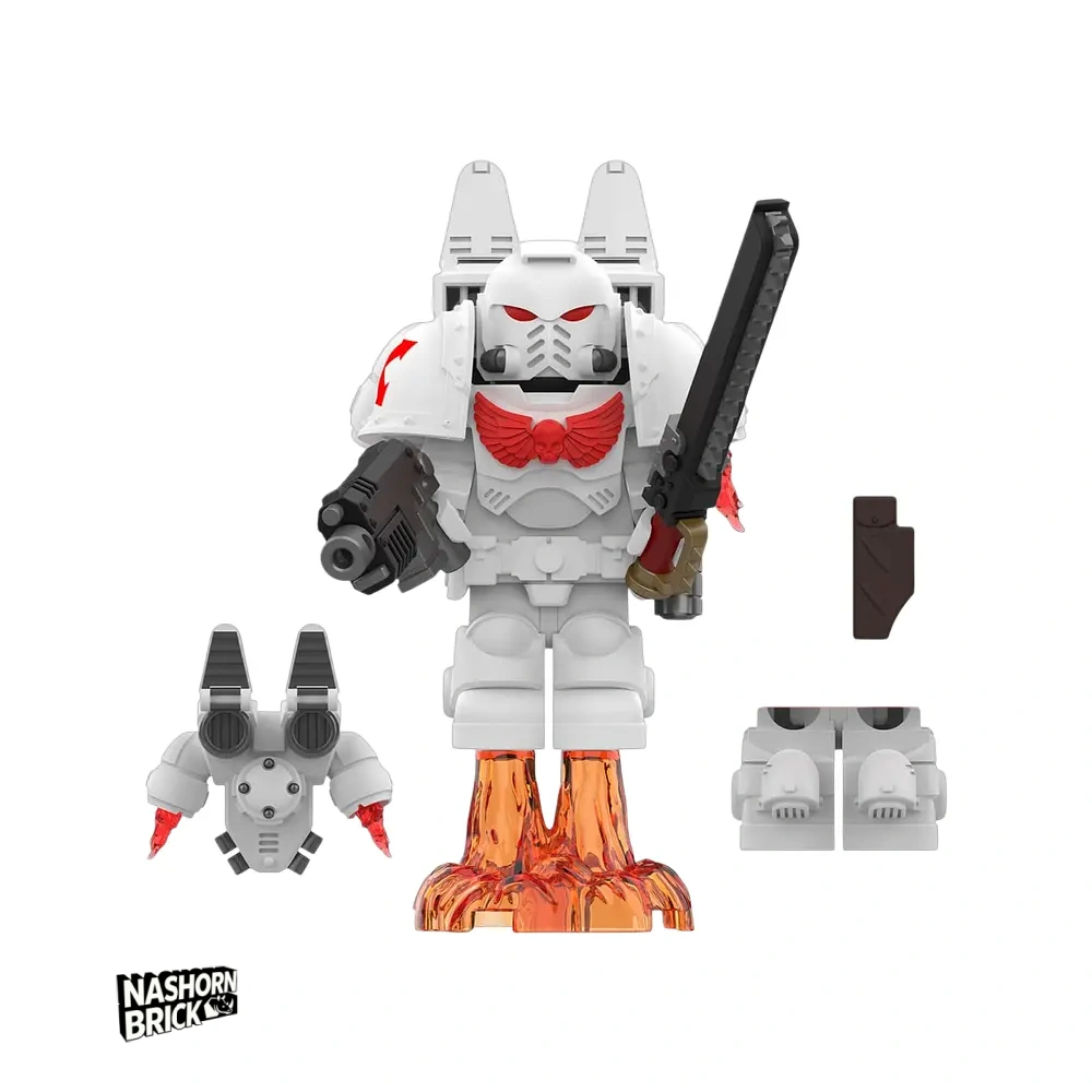 White Scars Jump Pack Intercessor Minifigur - Warhammer 40K