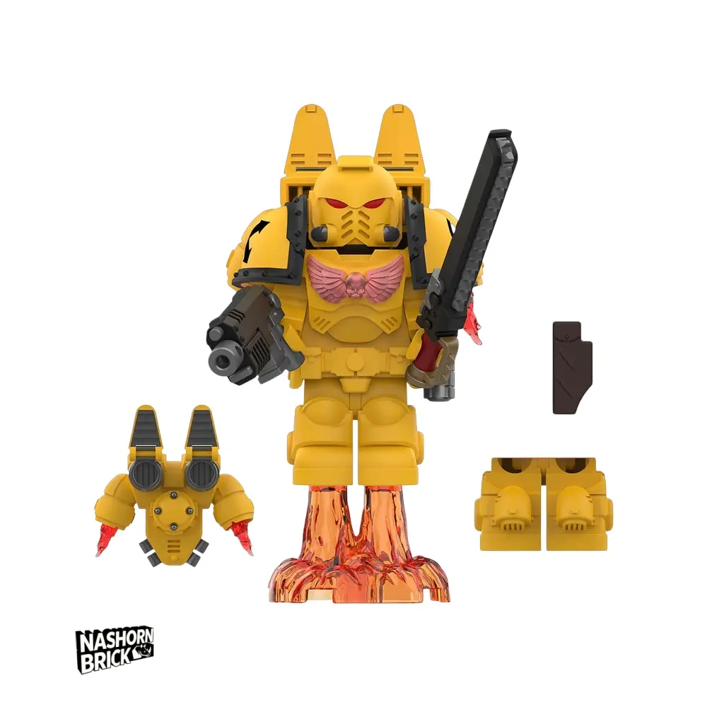 Imperial Fists Jump Pack Intercessor Minifigur - Warhammer 40K