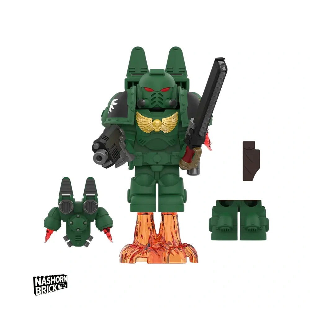 Salamanders Jump Pack Intercessor Minifigur - Warhammer 40K