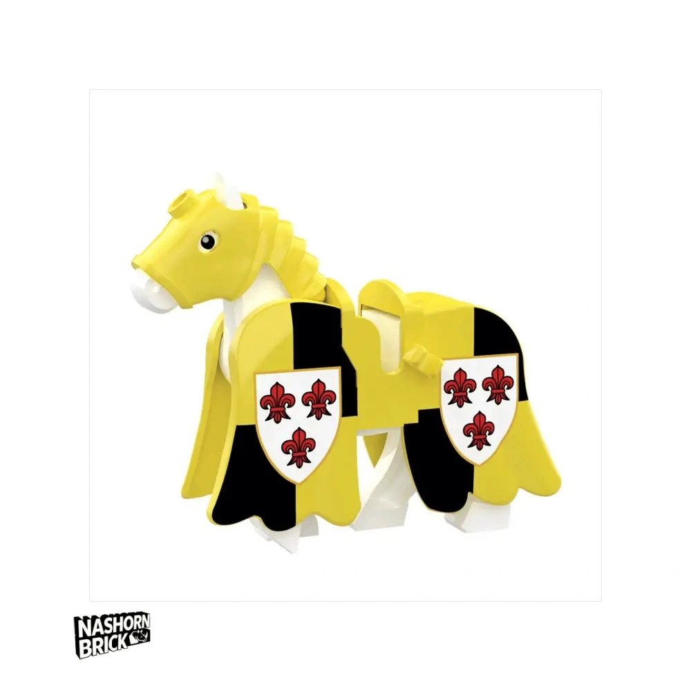 Medieval Rose War Horse Exklusive Minifigur - Mount