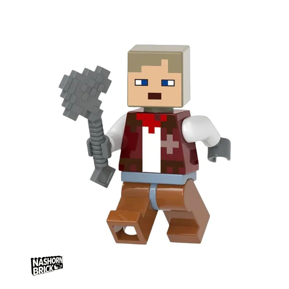Farmer Minifigur - Minecraft
