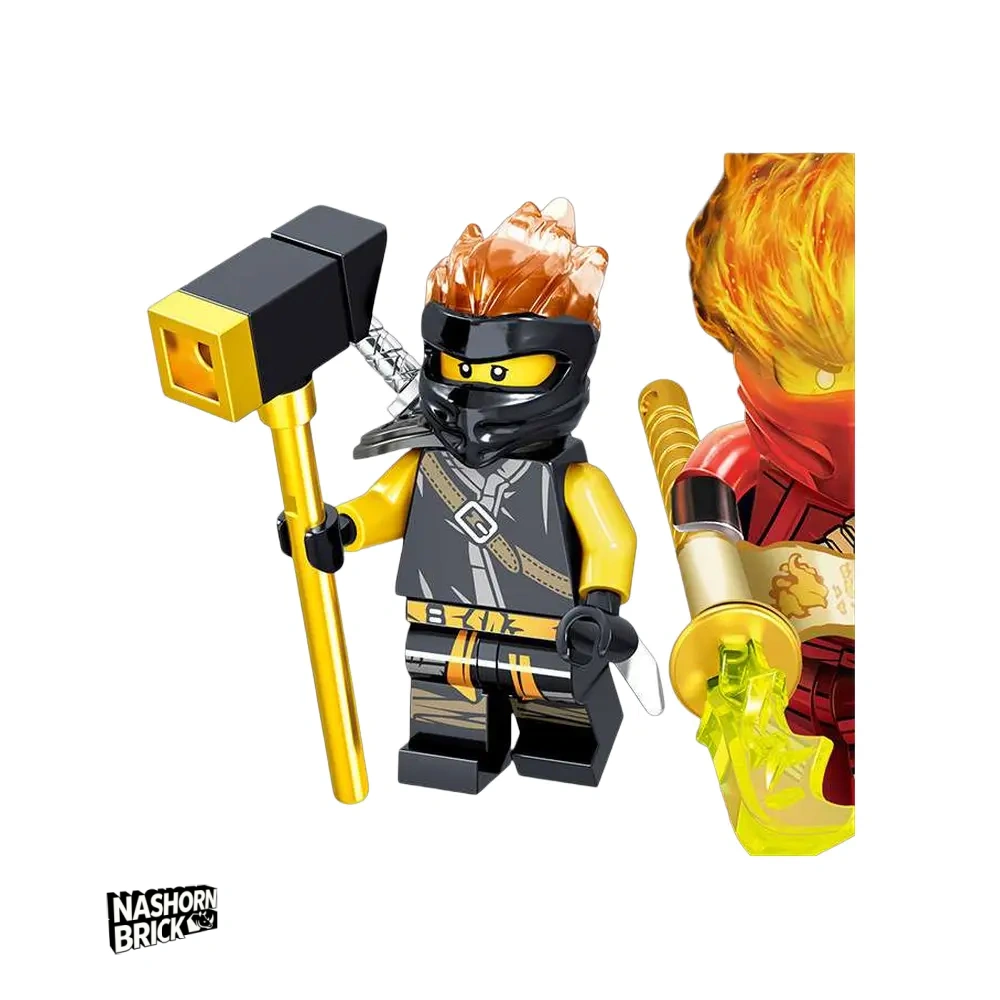 Ninjago Cole Custom-Minifigur - Ninjago Character