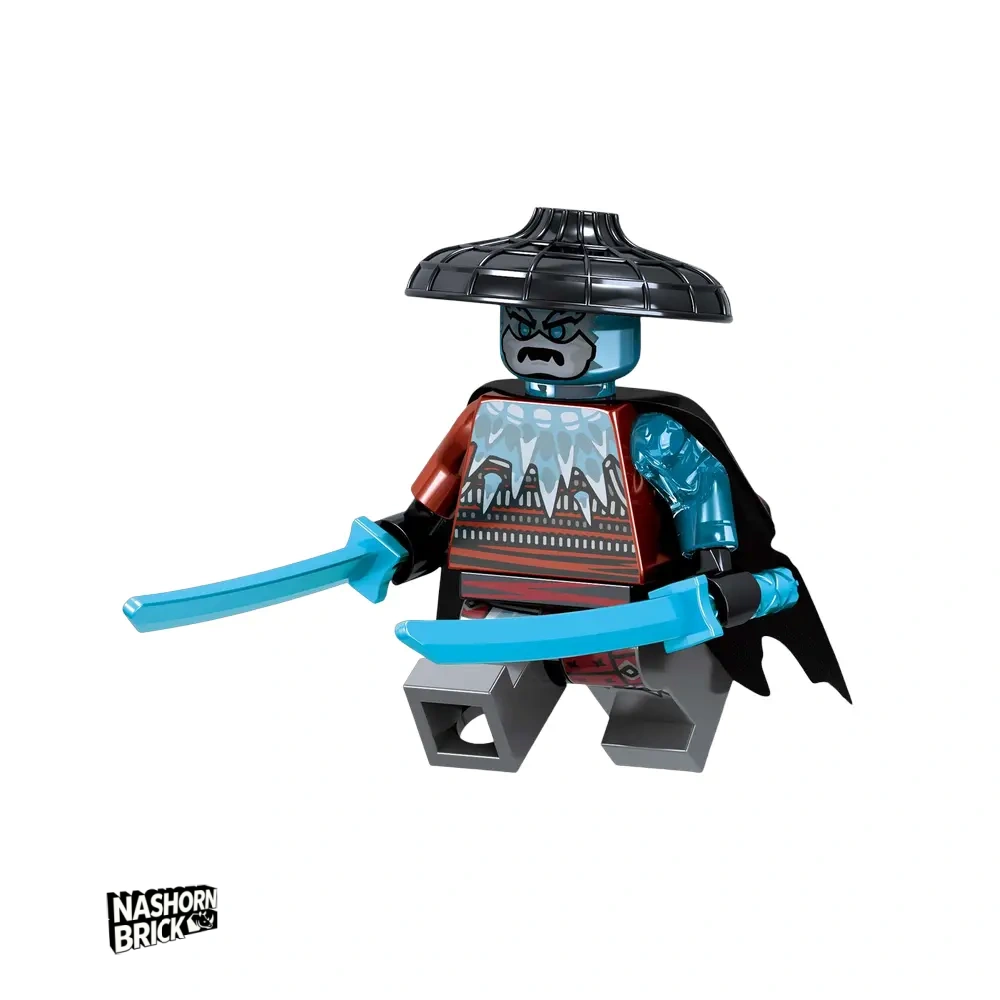 Ninjago Blizzard Sword Master Minifigur - Blizzard