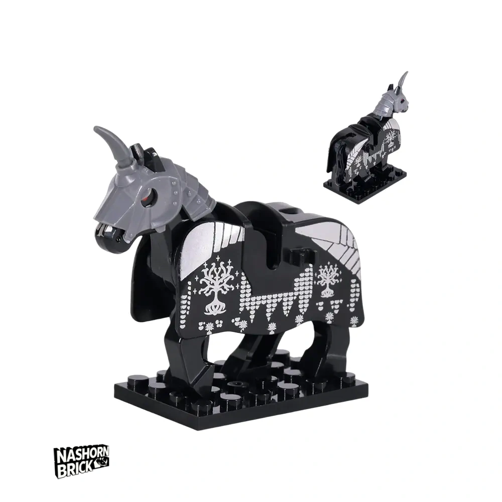 Lord of the Rings Gondor Black Warhorse Minifigur