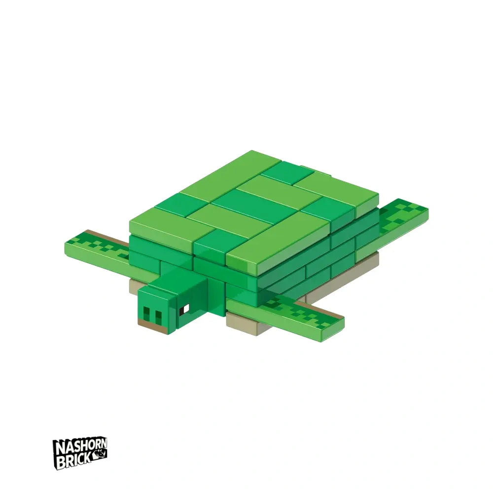 Turtle Minifigur - Minecraft