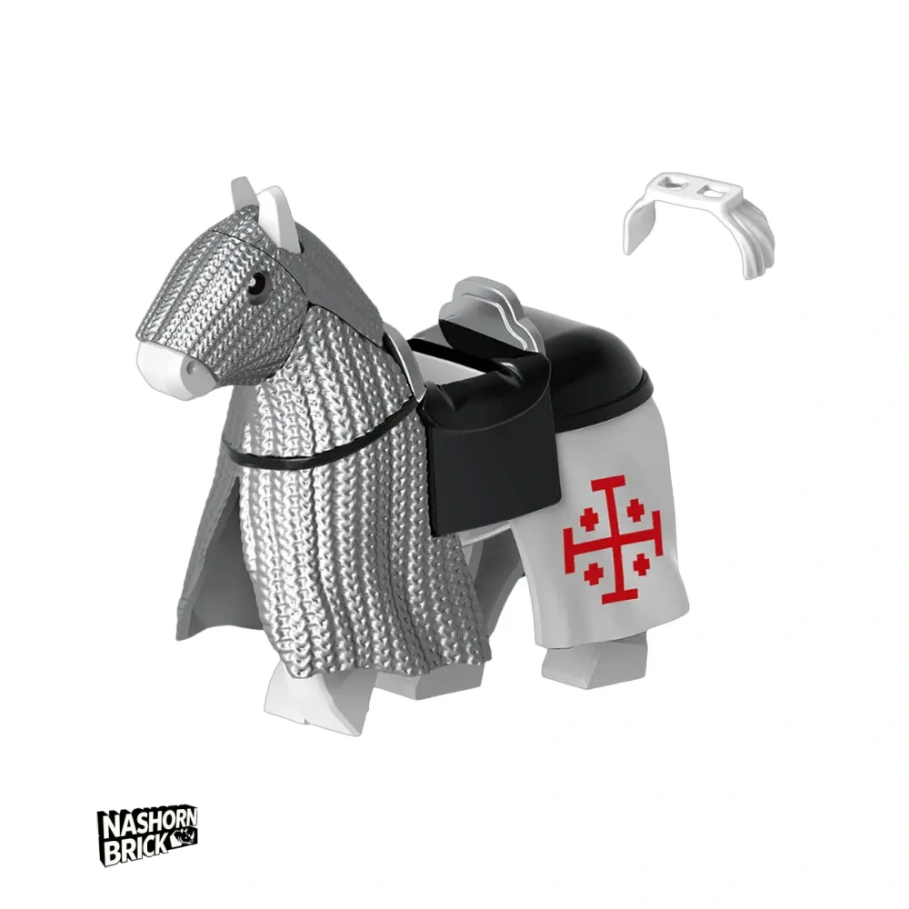 Medieval Holy Sepulchre War Horse Minifigur - Mount