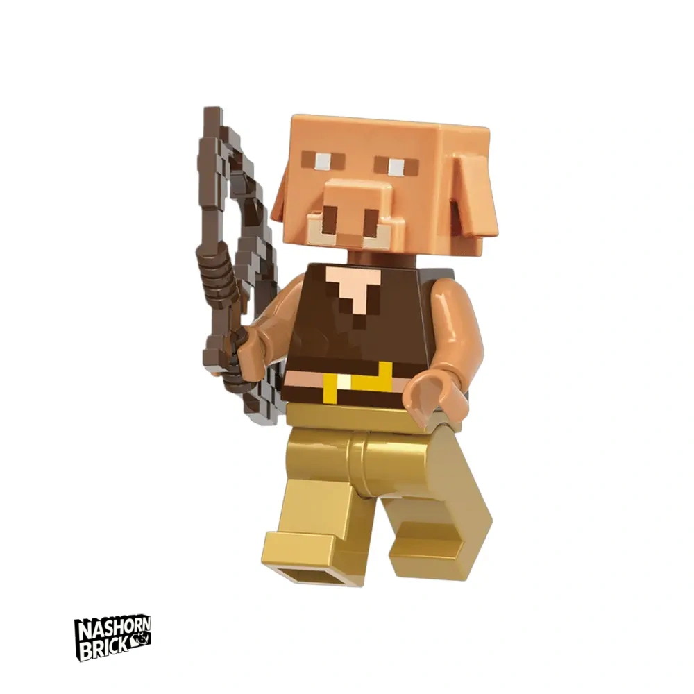 Piglin Custom-Minifigur - Minecraft
