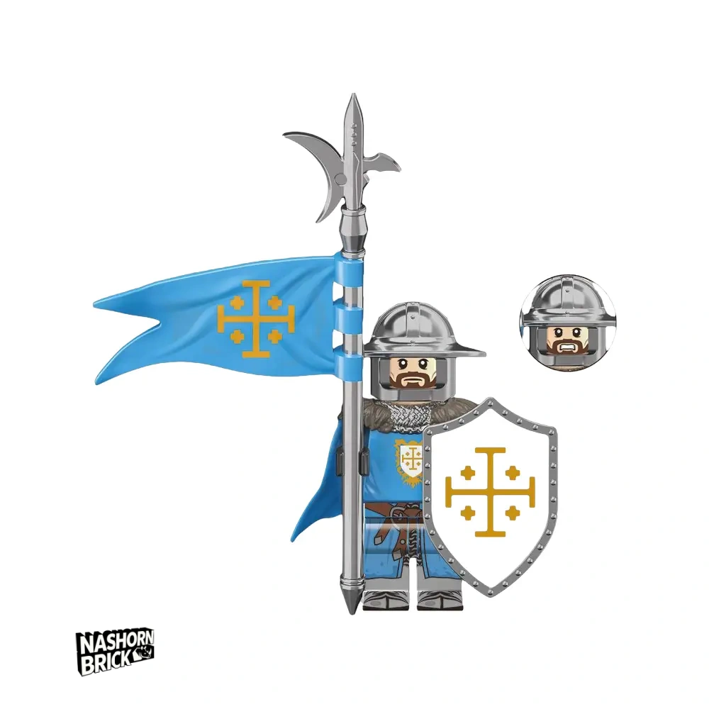 Classic Knight of Jerusalem Custom-Minifigur