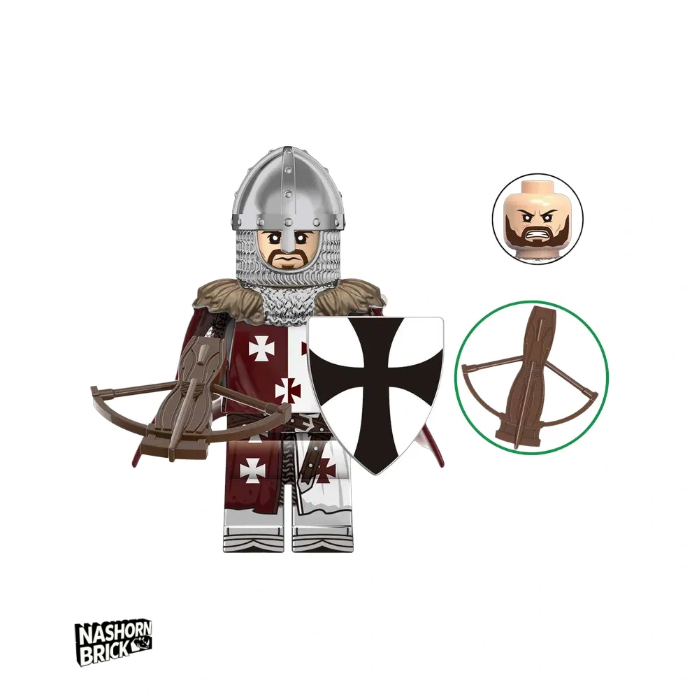 Classic Knight of Tripoli Custom-Minifigur