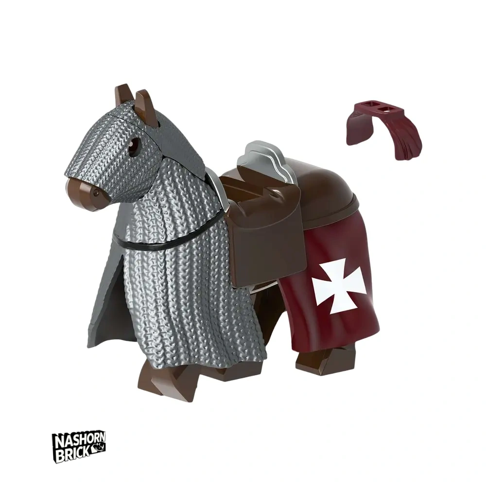 Medieval Tripoli War Horse Minifigur - Mount