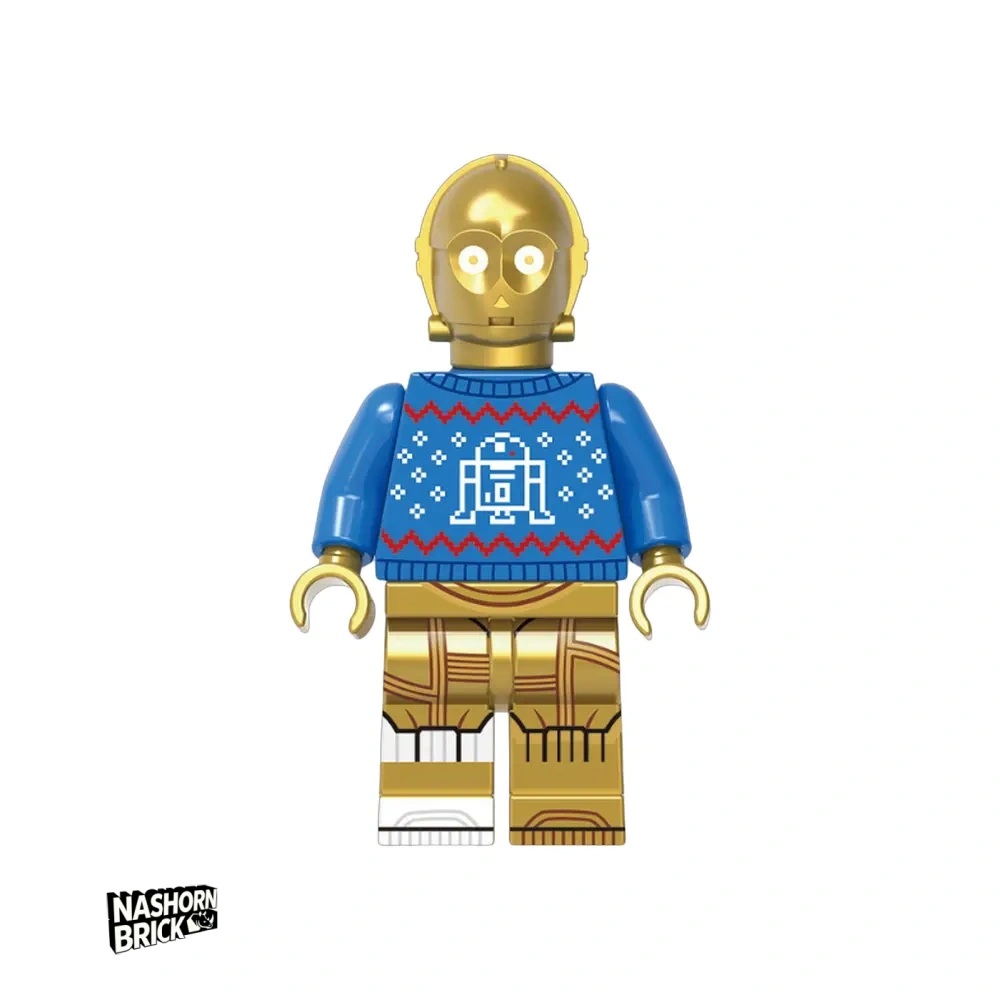 C-3PO Holiday Sweater Minifigur Star Wars