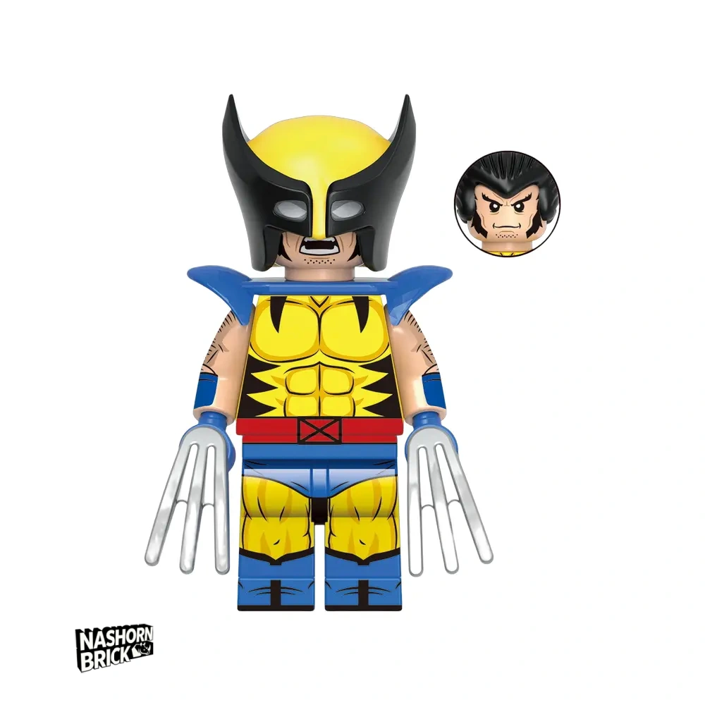 Wolverine Minifigur Klemmbausteinspielzeug