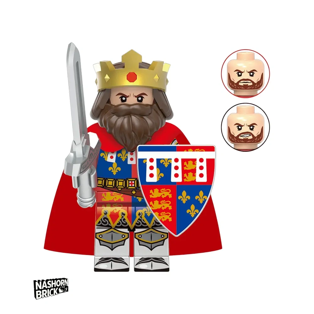 Medieval King Richard the Lionheart Minifigur - Soldier