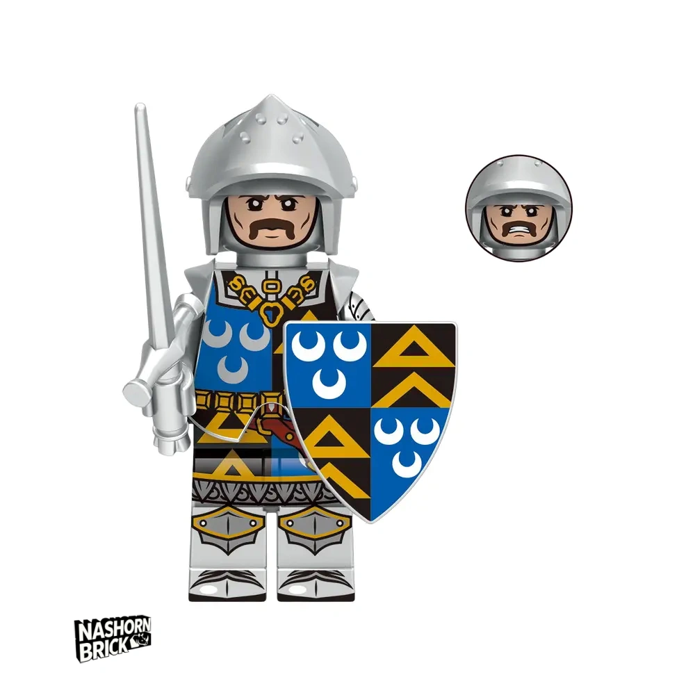 Medieval Sir Edmund de Thorpe Minifigur - Soldier